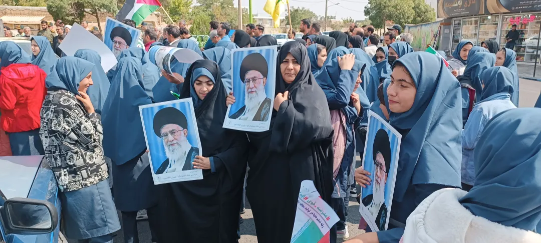 تجمع محکومیت ترور سید حسن نصرالله در کمیجان