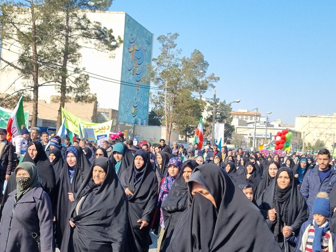 حضور پرشور ساوجی‌ها در جشن ۴۶ سالگی انقلاب