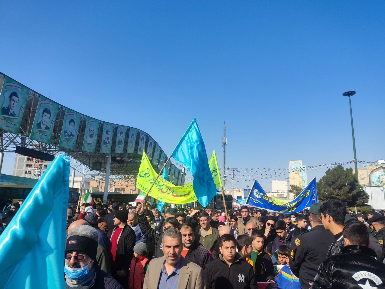 حضور پرشور ساوجی‌ها در جشن ۴۶ سالگی انقلاب