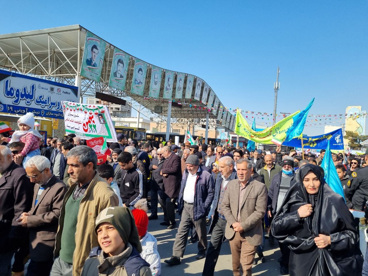 حضور پرشور ساوجی‌ها در جشن ۴۶ سالگی انقلاب