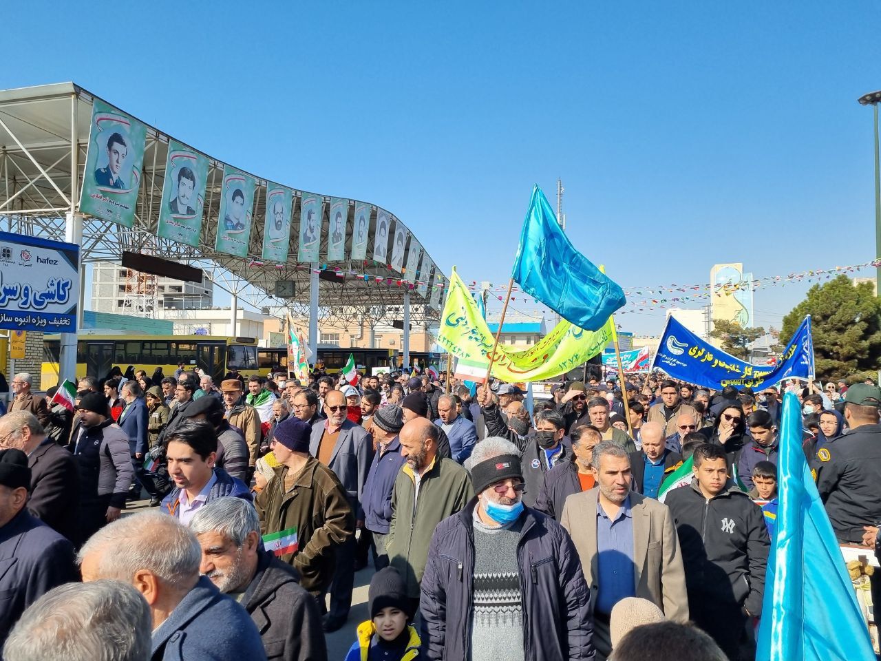 حضور پرشور ساوجی‌ها در جشن ۴۶ سالگی انقلاب