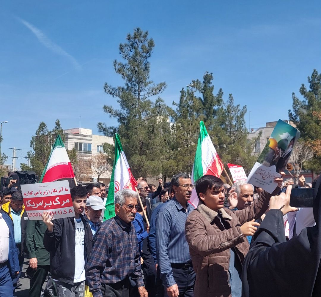 خروش دلیجانیها در حمایت از مردم فلسطین