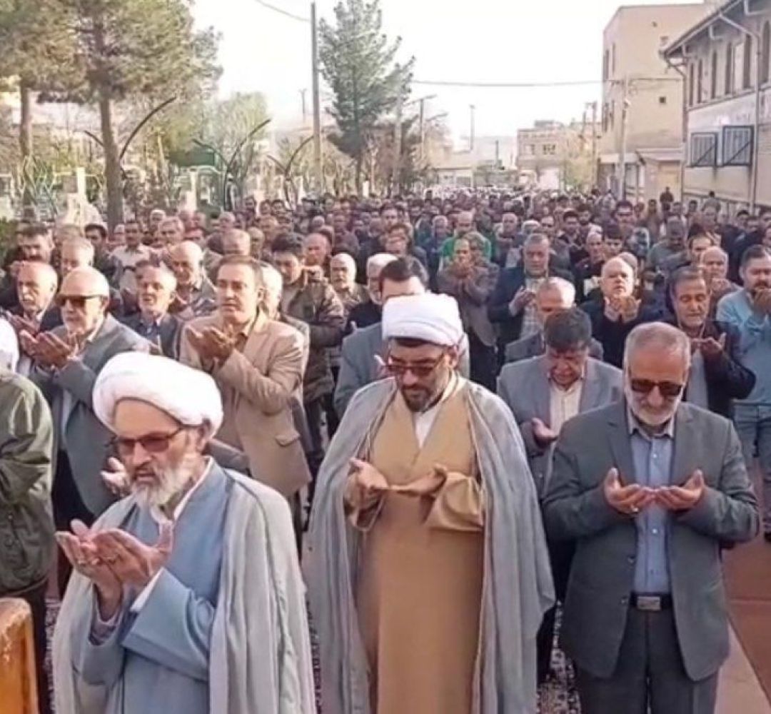 اقامه نماز باشکوه عید فطر در پرندک