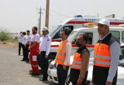 مانور ملی ایمنی در جاده‌های فراهان
