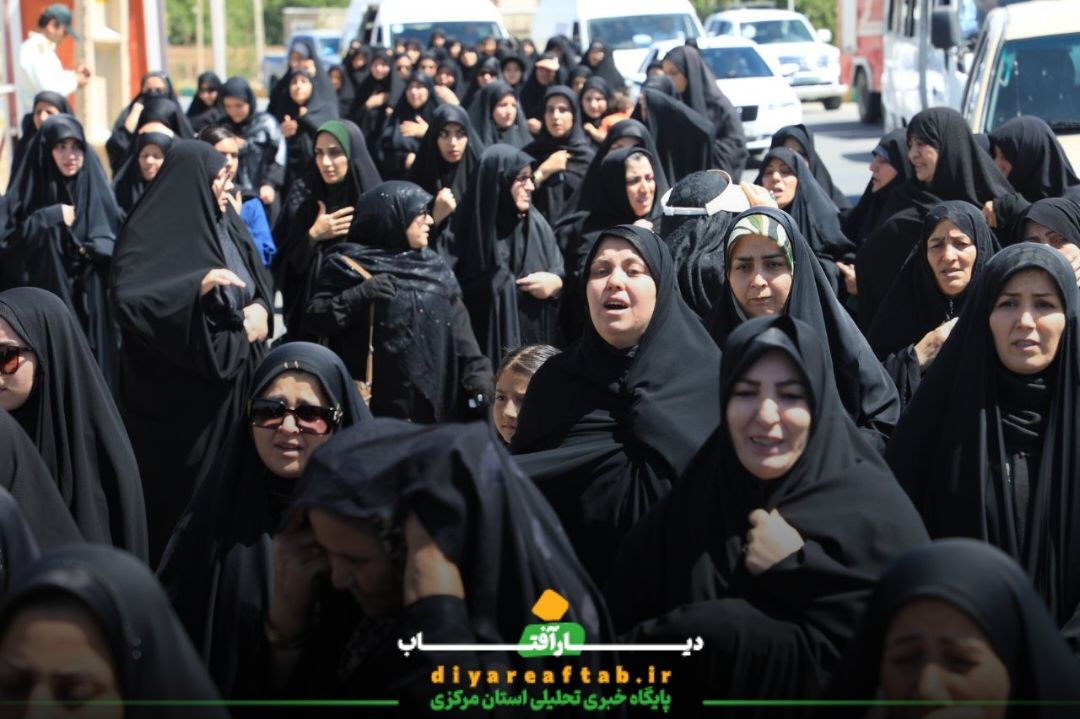 مراسم تشییع شهدا در اسفندان