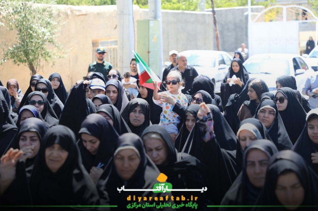 مراسم تشییع شهدا در اسفندان