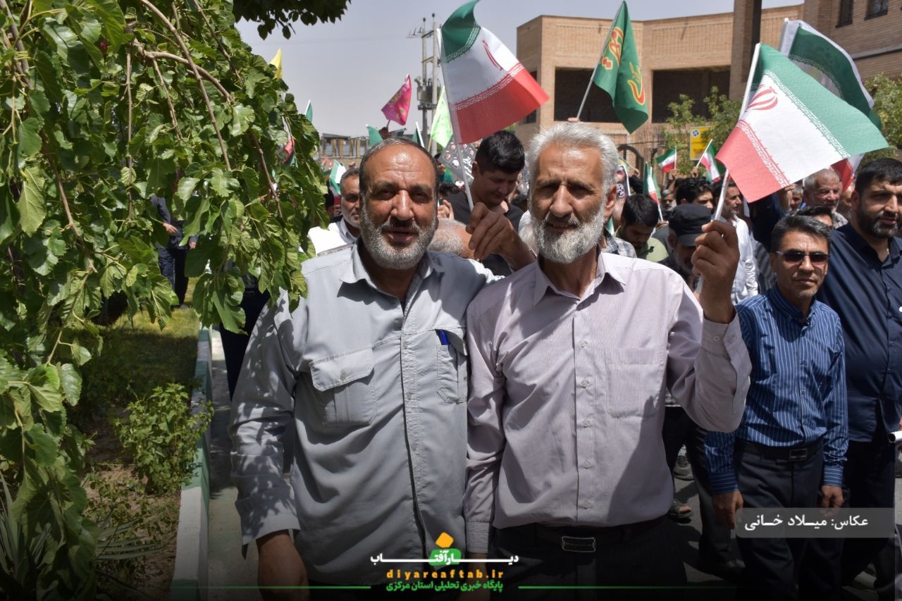 راهپیمایی باشکوه جمعه خشم و نصر در اراک