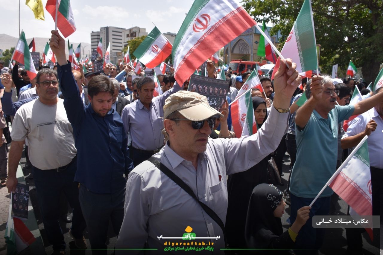 راهپیمایی باشکوه جمعه خشم و نصر در اراک