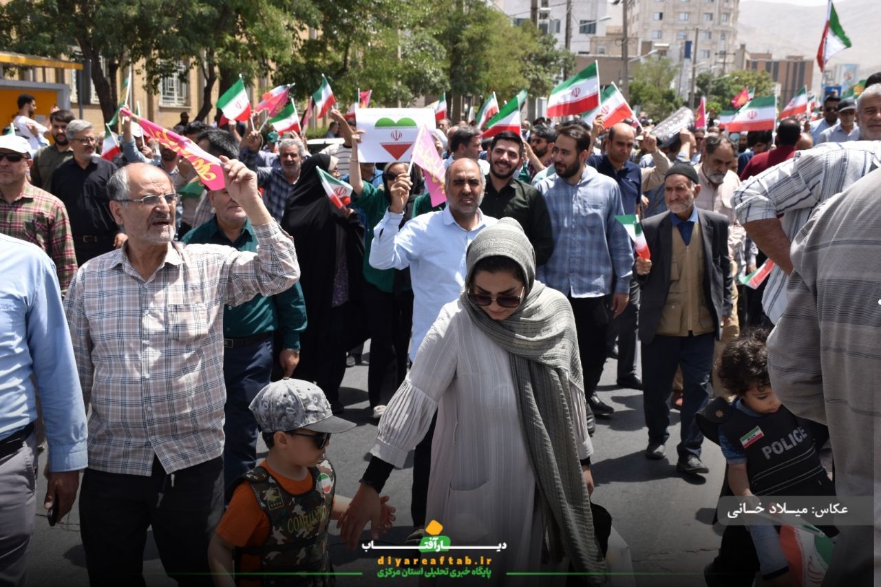 راهپیمایی باشکوه جمعه خشم و نصر در اراک