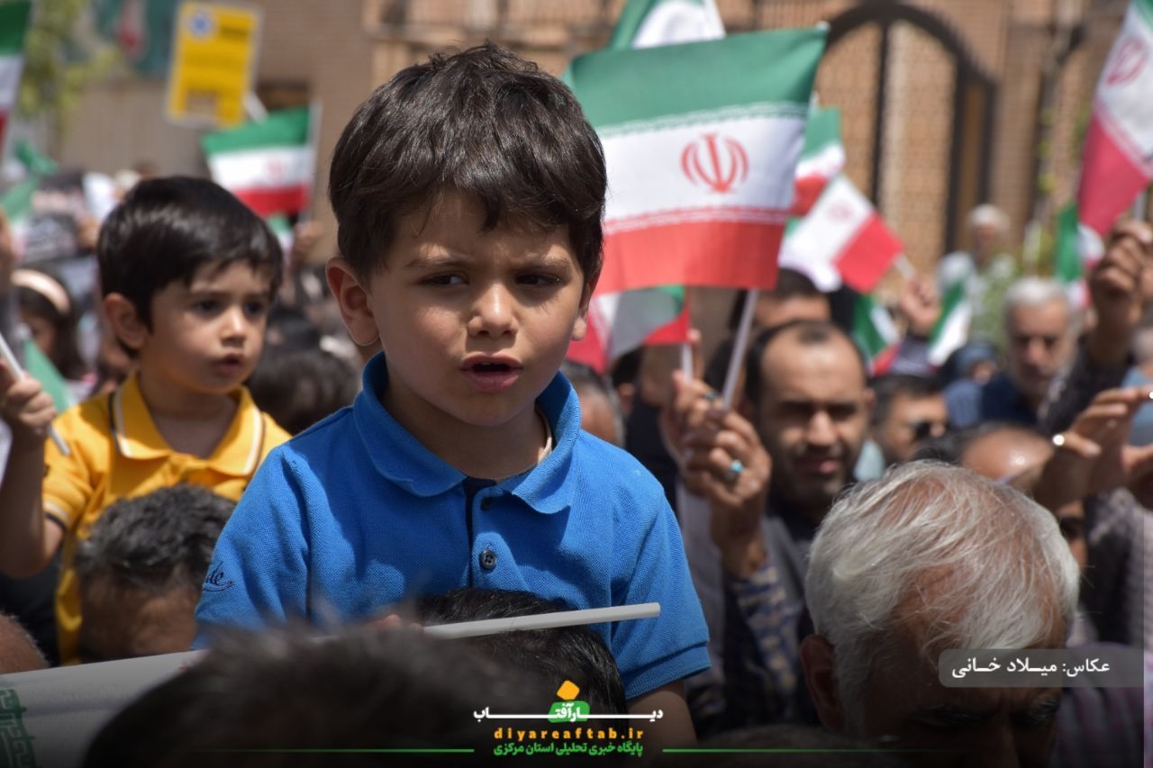 راهپیمایی باشکوه جمعه خشم و نصر در اراک