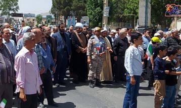 راهپیمایی خشم و نصر در تفرش
