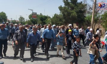 راهپیمایی خشم و نصر در تفرش
