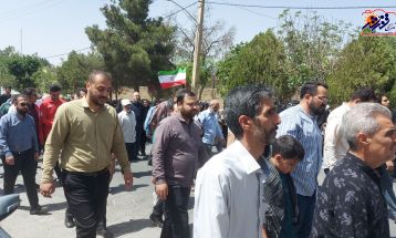 راهپیمایی خشم و نصر در تفرش
