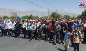 راهپیمایی خشم و نصر در تفرش