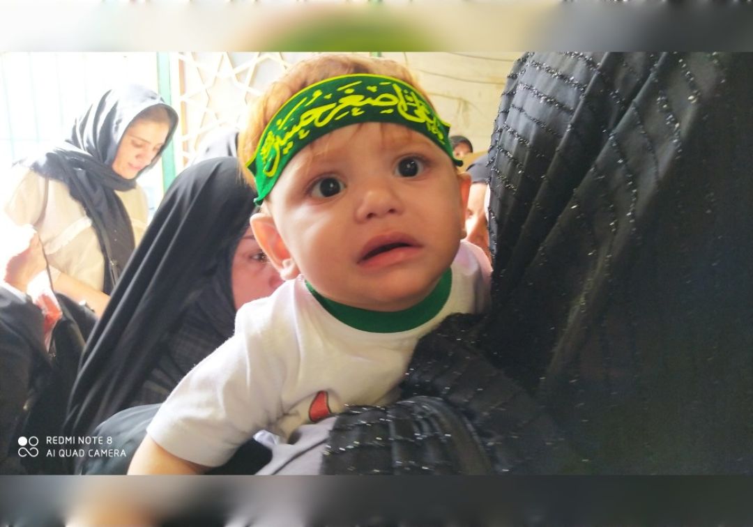 مراسم شیرخواران حسینی در خنداب برگزار شد