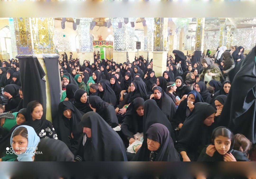 مراسم شیرخواران حسینی در خنداب برگزار شد