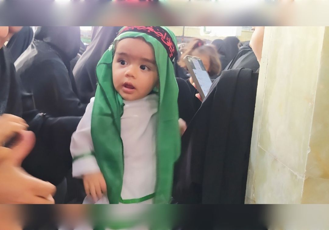 مراسم شیرخواران حسینی در خنداب برگزار شد