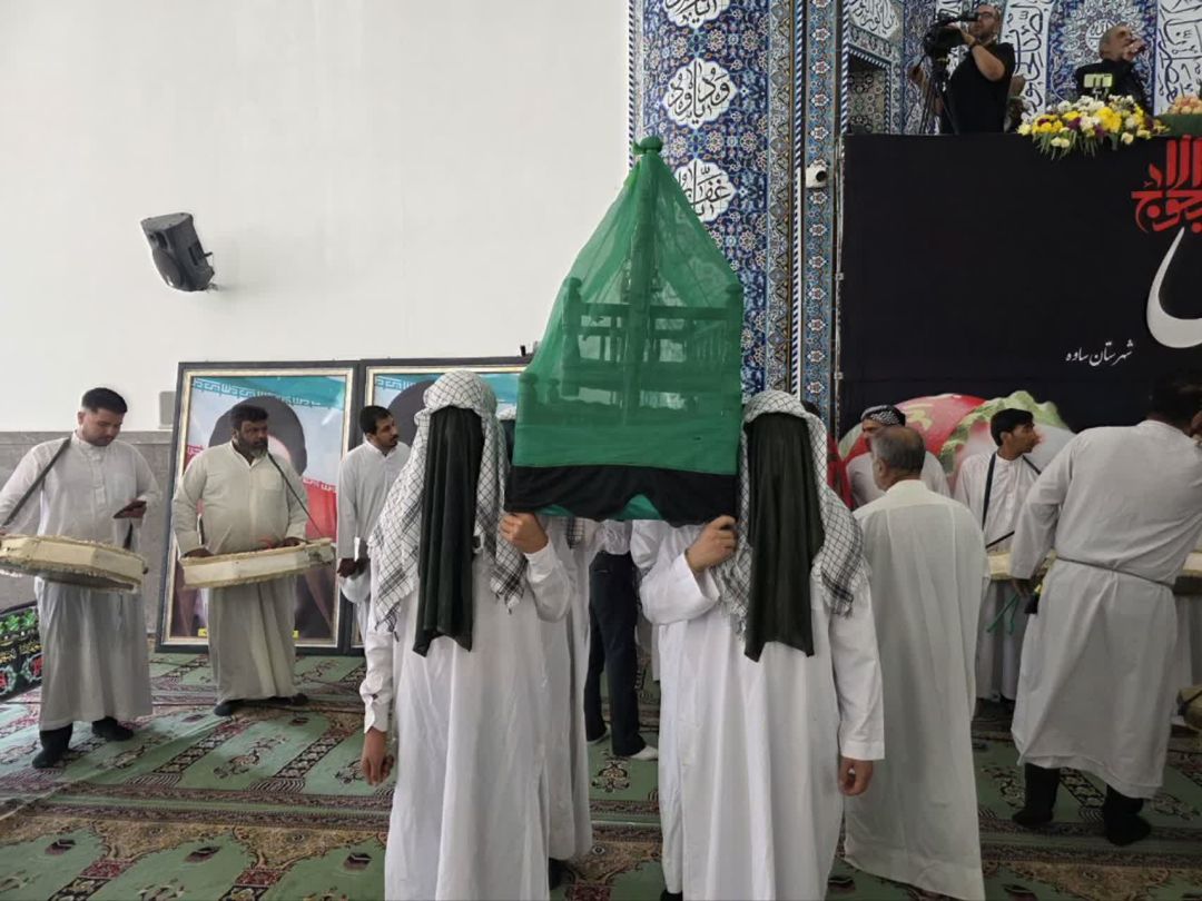 همایش شیرخوارگان حسینی در ساوه برگزار شد