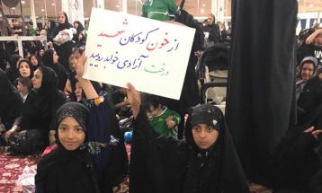 مراسم شیرخوارگان حسینی در اراک برگزار شد