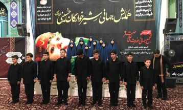 مراسم شیرخوارگان حسینی در اراک برگزار شد