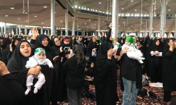 مراسم شیرخوارگان حسینی در اراک برگزار شد