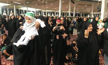 مراسم شیرخوارگان حسینی در اراک برگزار شد