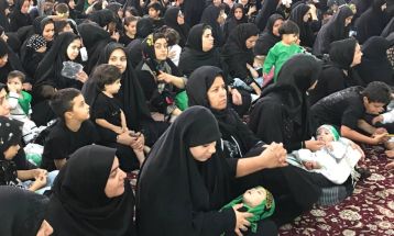 مراسم شیرخوارگان حسینی در اراک برگزار شد