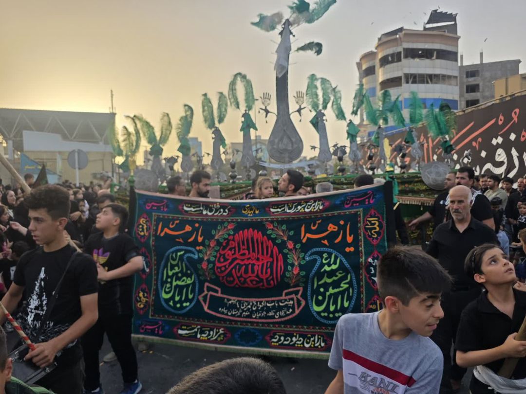 حرکت نمادین کاروان امام حسین (ع) در ساوه