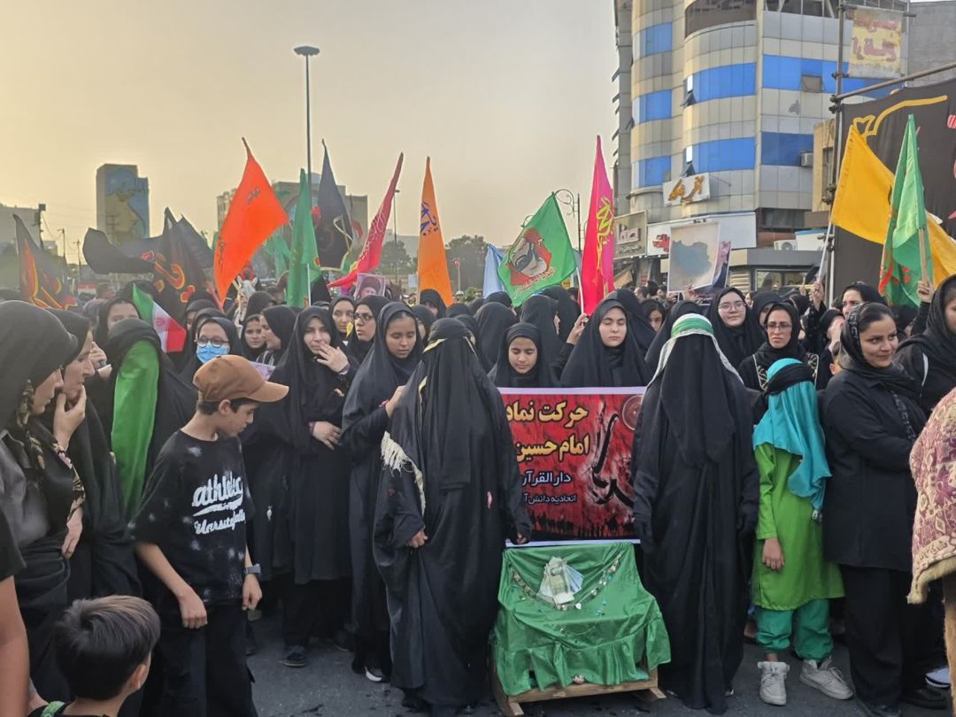 حرکت نمادین کاروان امام حسین (ع) در ساوه