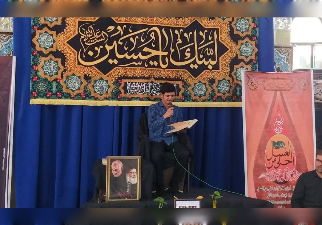سوگواری «احلی‌من‌العسل» در خنداب برگزار شد