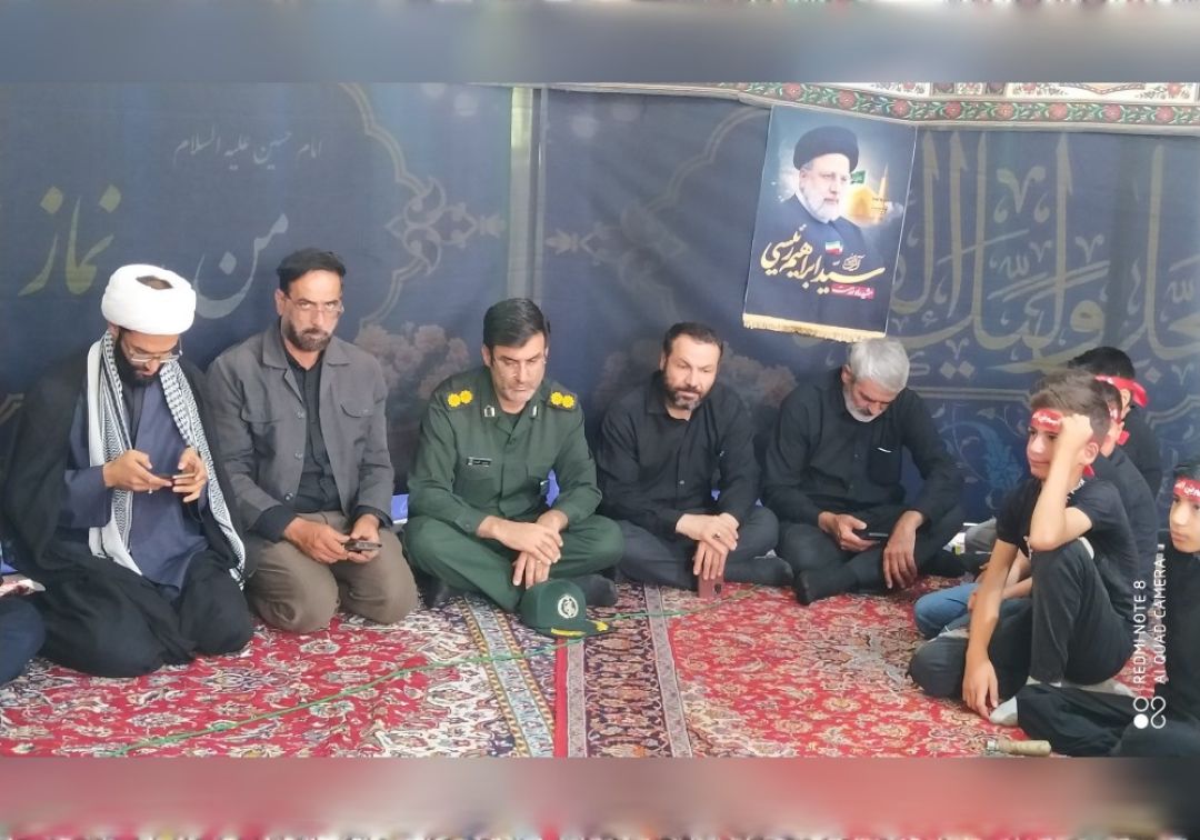 سوگواری «احلی‌من‌العسل» در خنداب برگزار شد