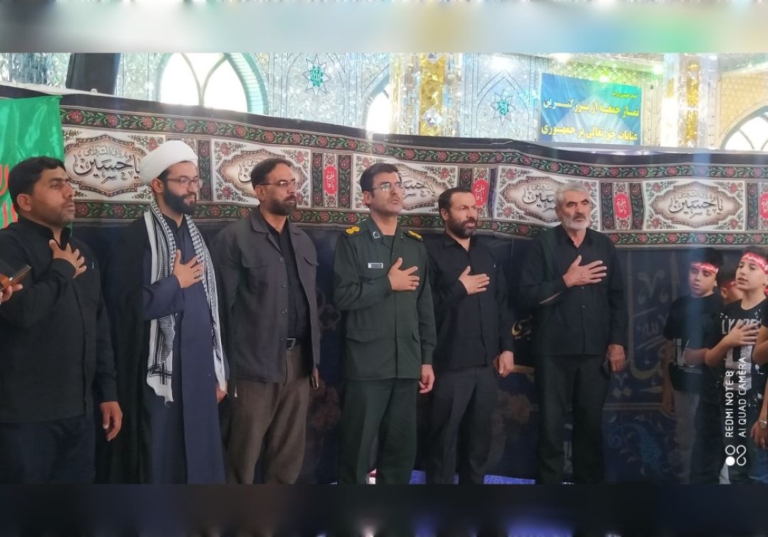 سوگواری «احلی‌من‌العسل» در خنداب برگزار شد
