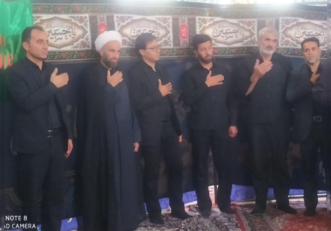 سوگواری «احلی‌من‌العسل» در خنداب برگزار شد