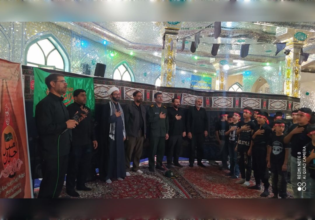 سوگواری «احلی‌من‌العسل» در خنداب برگزار شد