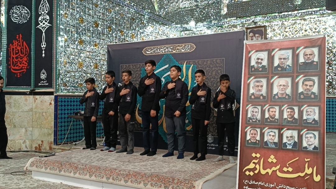 عزاداری نوجوانان ساوجی در سوگواره «احلی من العسل»