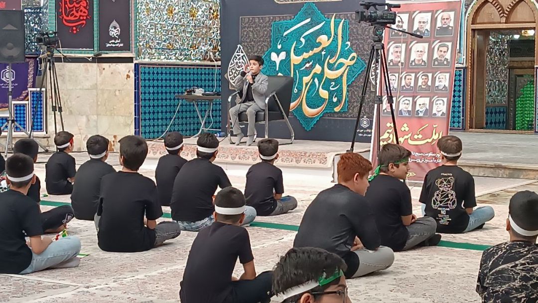 عزاداری نوجوانان ساوجی در سوگواره «احلی من العسل»