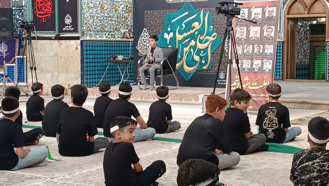 عزاداری نوجوانان ساوجی در سوگواره «احلی من العسل»