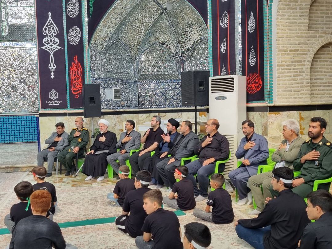 عزاداری نوجوانان ساوجی در سوگواره «احلی من العسل»