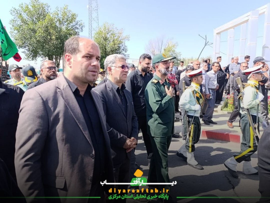 تشییع پیکر شهیدان شیخی در خمین
