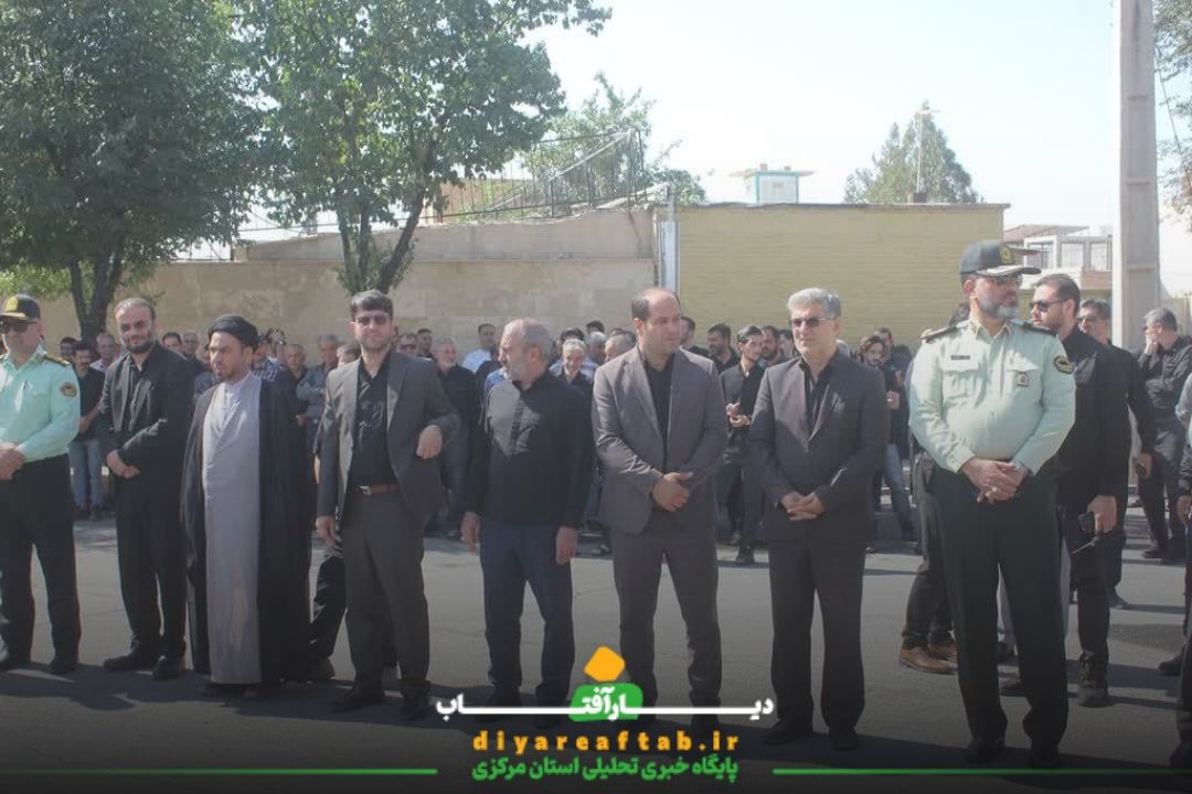 تشییع پیکر شهیدان شیخی در خمین
