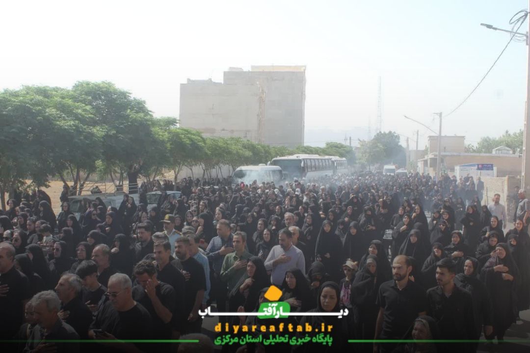 تشییع پیکر شهیدان شیخی در خمین