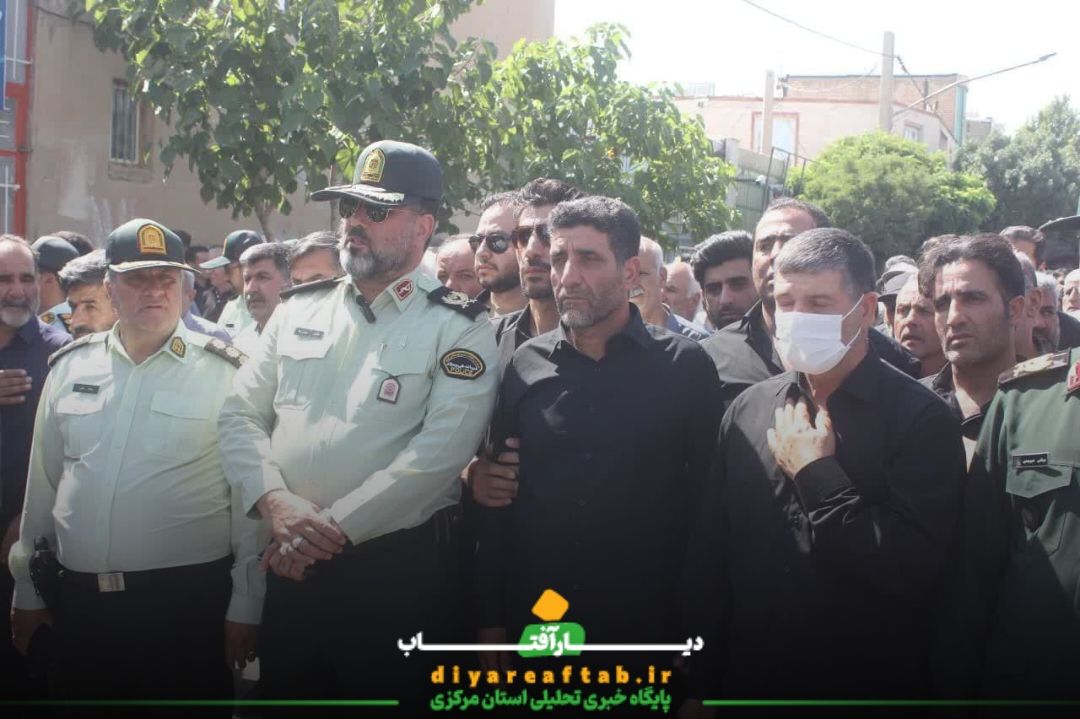 تشییع پیکر شهیدان شیخی در خمین