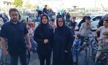 همایش دوچرخه‌سواری در تفرش