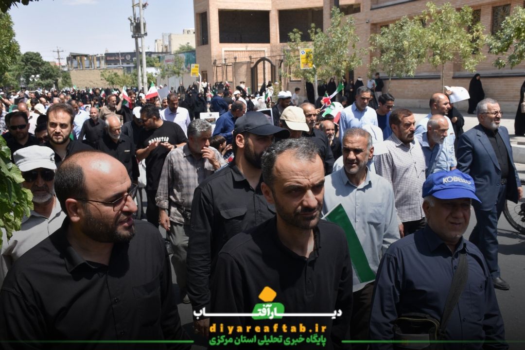 خروش مردم اراک در راهپیمایی جمعه‌های خشم