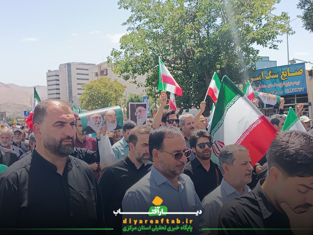 خروش مردم اراک در راهپیمایی جمعه‌های خشم