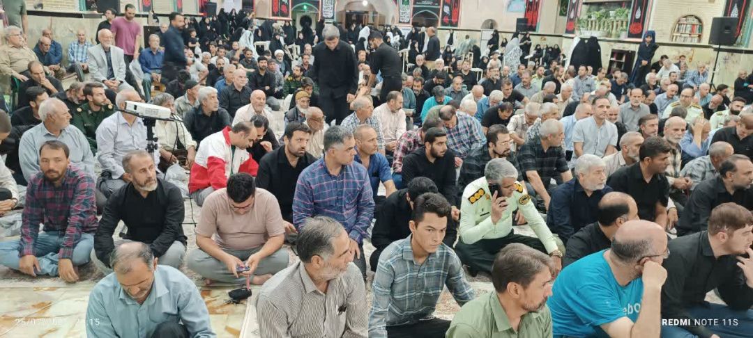 اربعین شهدای جنایت اخیر صهیونیست‌ها در ساوه