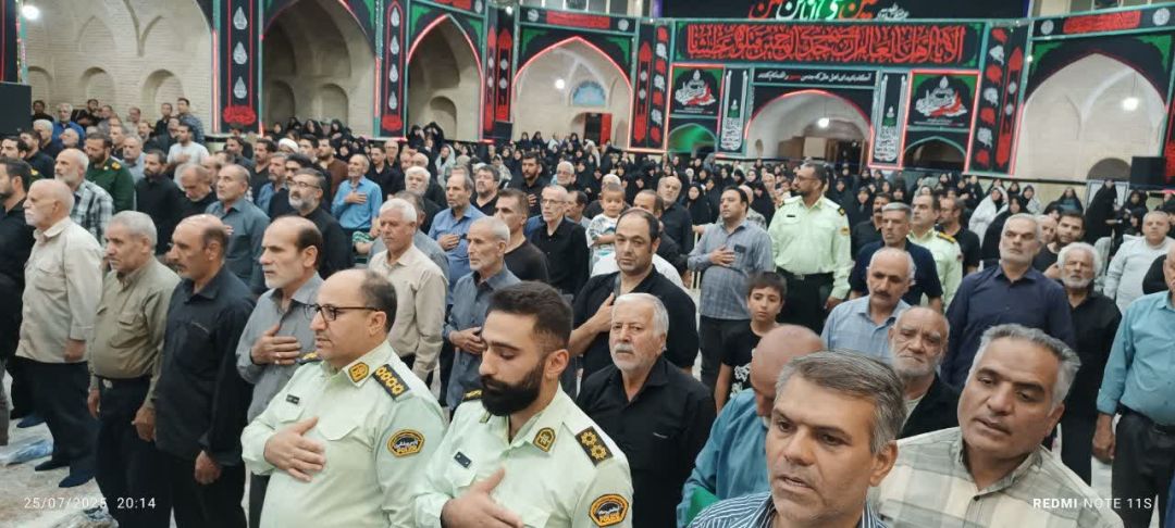 اربعین شهدای جنایت اخیر صهیونیست‌ها در ساوه