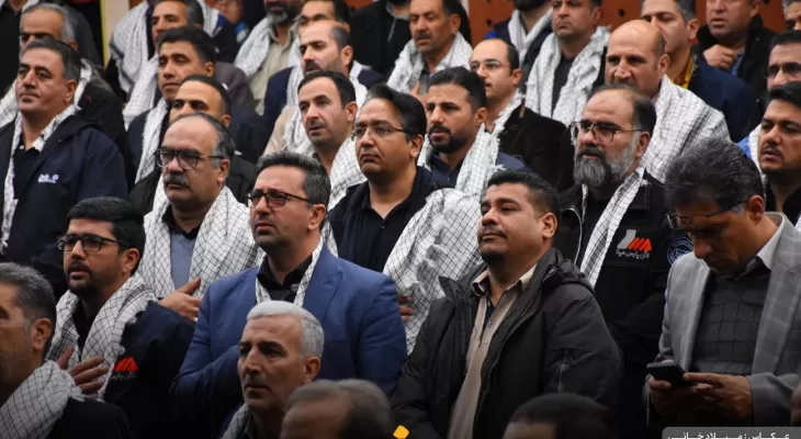 اجتماع بسیجیان کارگری شهر اراک