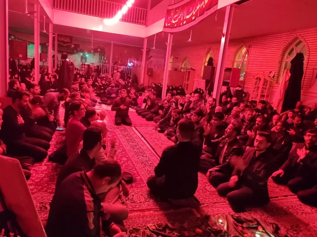 مراسم یادبود شهدای حادثه تروریستی کرمان در فراهان