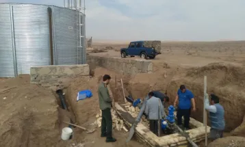 پایان عملیات آبرسانی به روستای باغ‌شیخ ساوه